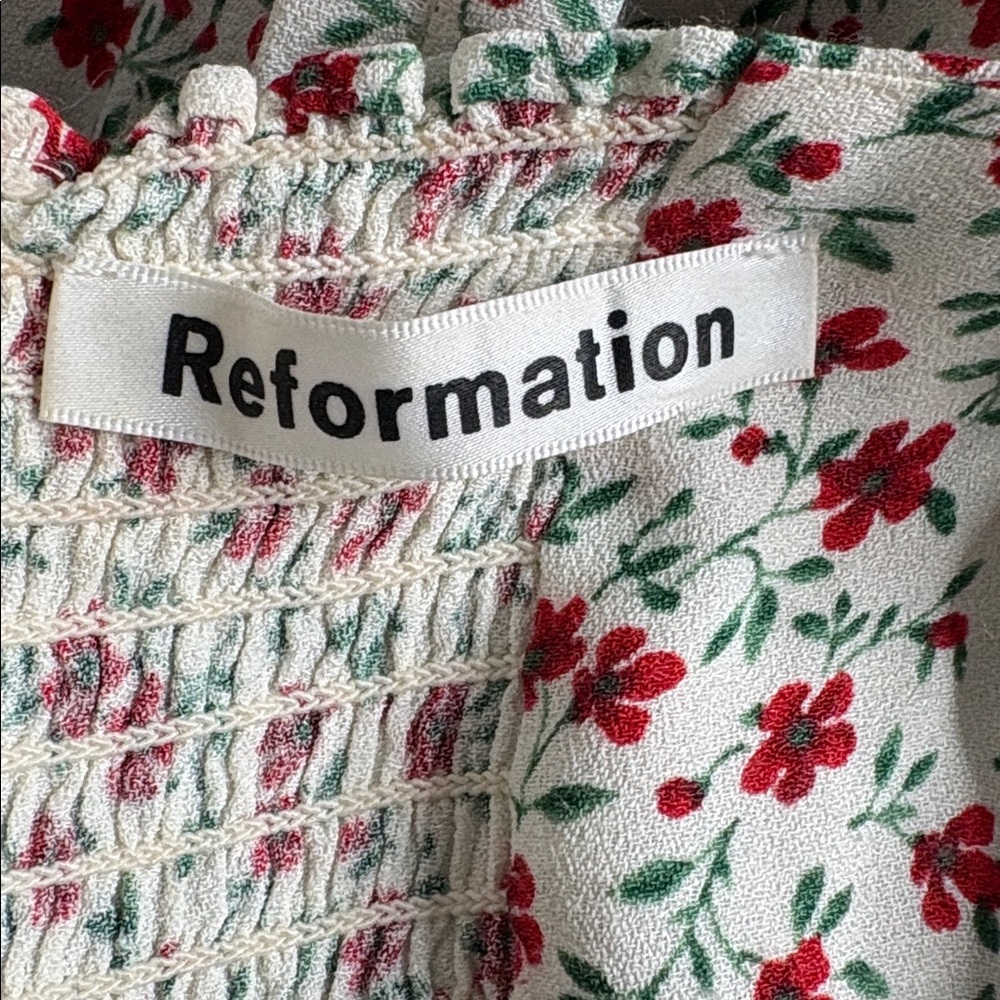 Reformation Helm Mini Dress See Measurements - Picture 17 of 17